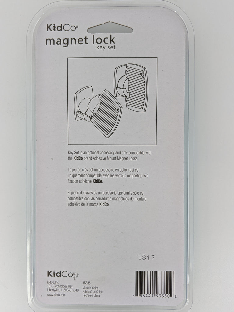 KidCo Adhesive Mount Magnetic Magnet Cabinet Child Safety Lock and/or Key Set 
