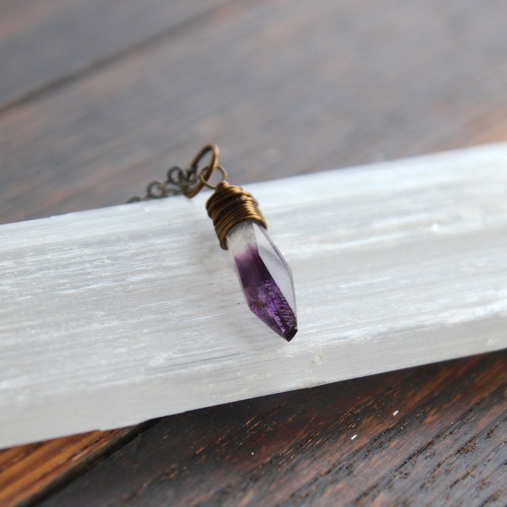 NEW peace + comfort :: amethyst necklace {1}