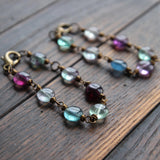 listen deeply :: soul mantra fluorite bracelet
