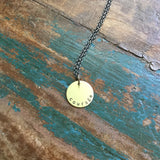 courage & steady necklace :: the and space collection