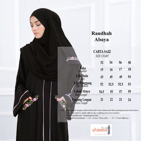 jubah hitam black abaya jumana exclusive