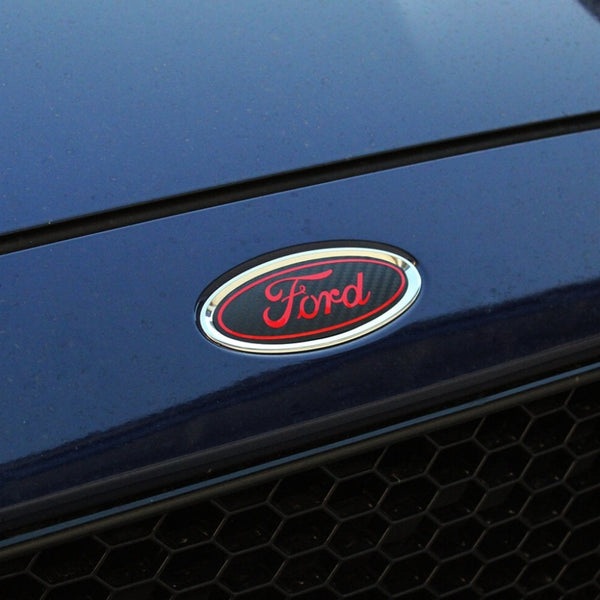 Ford RS logo Pin Badge Carbon look 