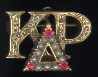 Konfrontere personificering Rubin Kappa Delta Rho - Chased Etching – Frat Pin