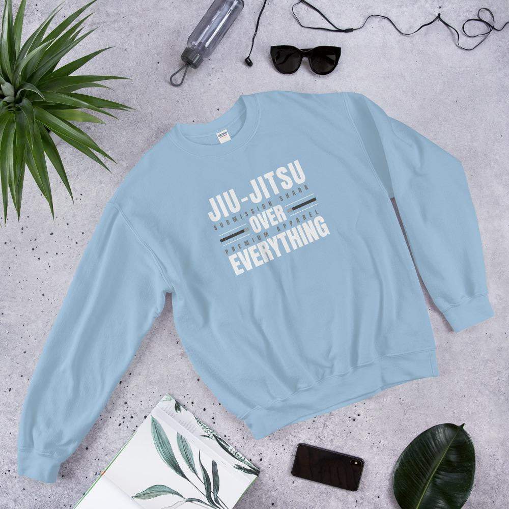 Jiu-Jitsu Over Everything Blue BJJ Sweatshirt