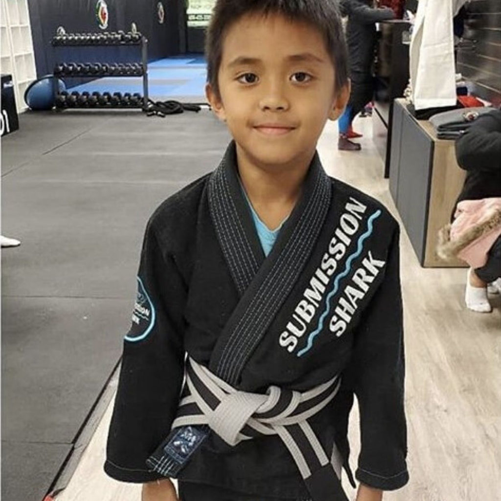 Submission Shark Black BJJ Gi For Kids