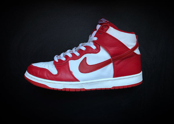 nike dunk high varsity red