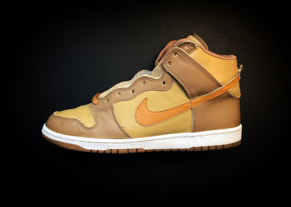 nike dunk high maple