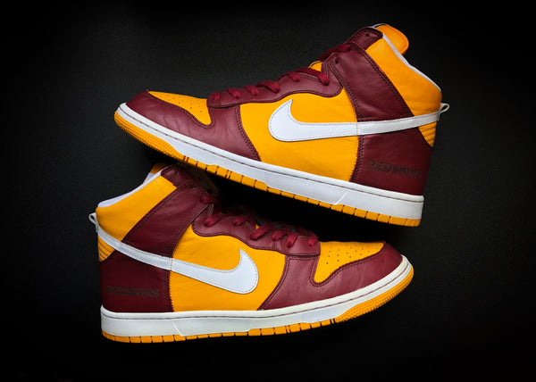 washington redskins nike dunks