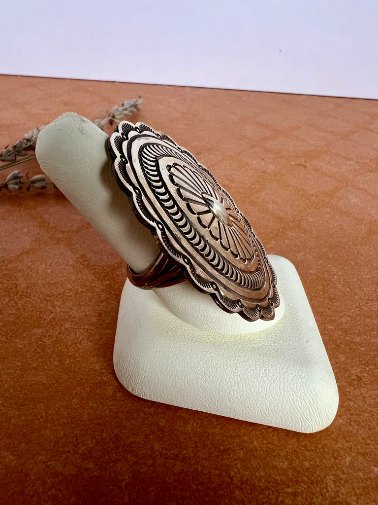 Detailed Concho Ring | Size 8