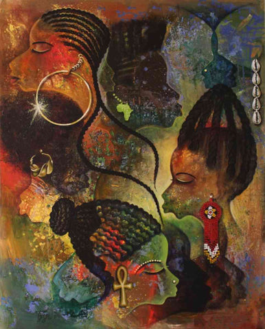 "Le Noir Est Beau" - Ti Jay Mohammed - True African Art .com
