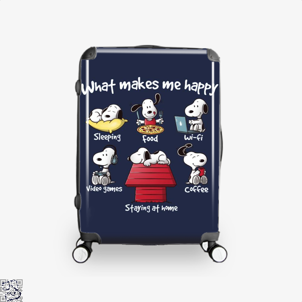 snoopy luggage