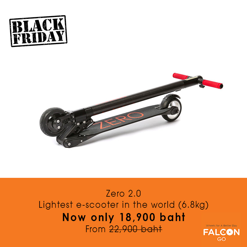 Zero 2.0 Lightest e-scooter Black Friday Sale