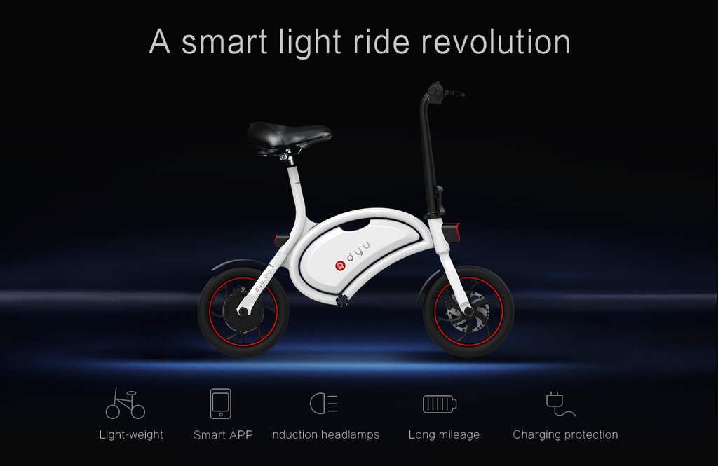 DYU ebike with app for smartphone