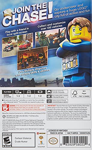 kom sammen Leopard miljø LEGO City Undercover - (NSW) Nintendo Switch [Pre-Owned] – J&L Video Games  New York City