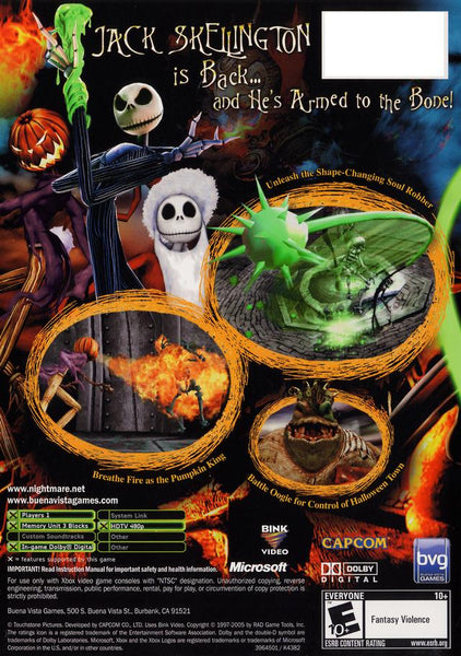 nightmare before christmas video game xbox one