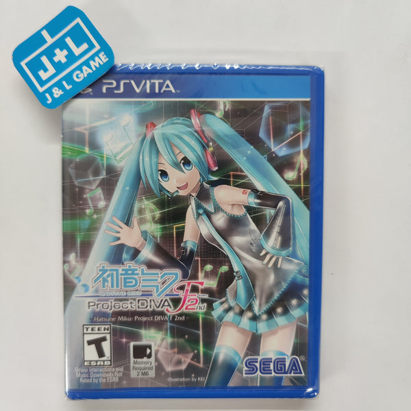 PS3 ・PSV 初音ミク プロジェクトDIVA 2nd 発売記念直筆サイン色紙-