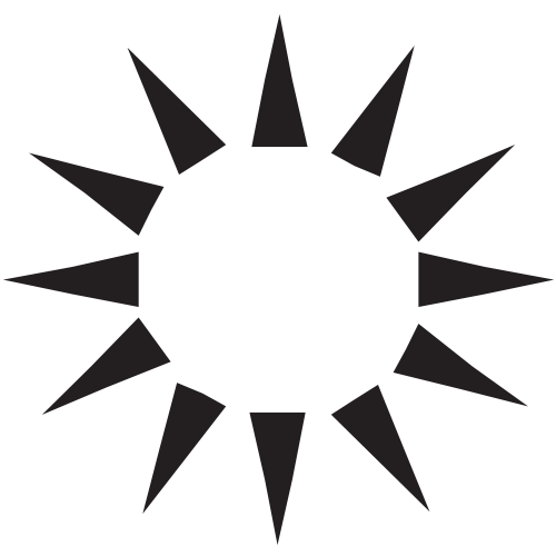 lumens icon that looks like a sunburst