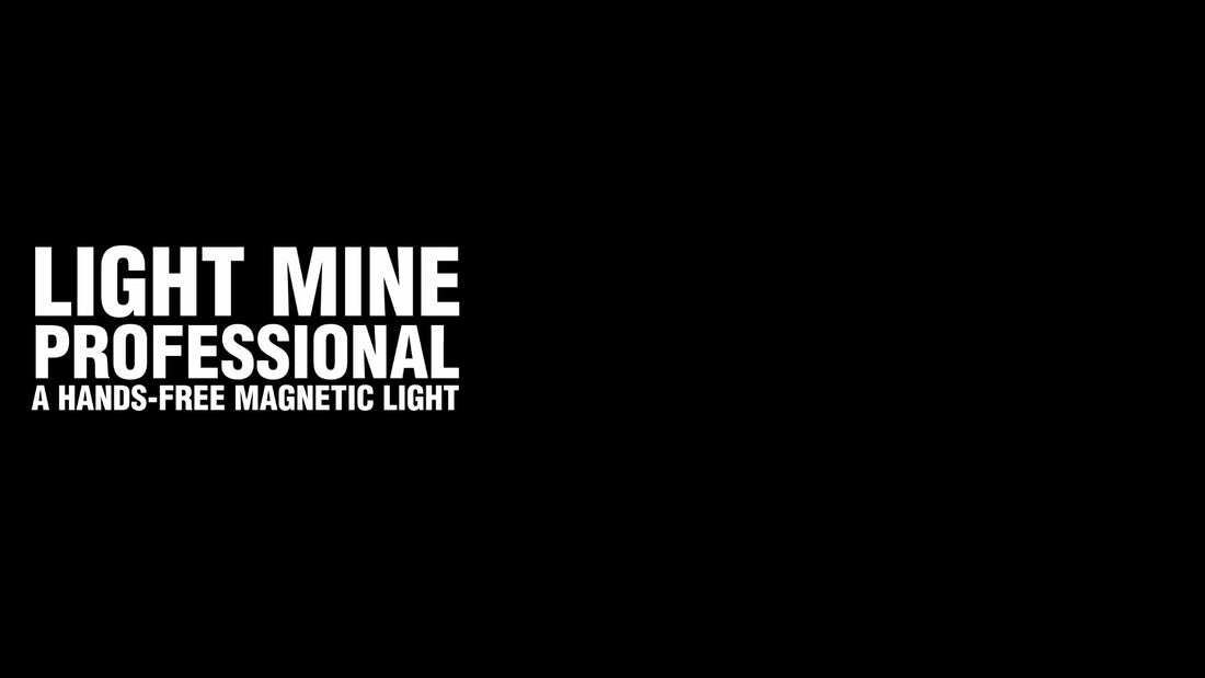 Light Mine Professional - a Magnetic, Hand-free, LED Flashlight by STKR Concepts