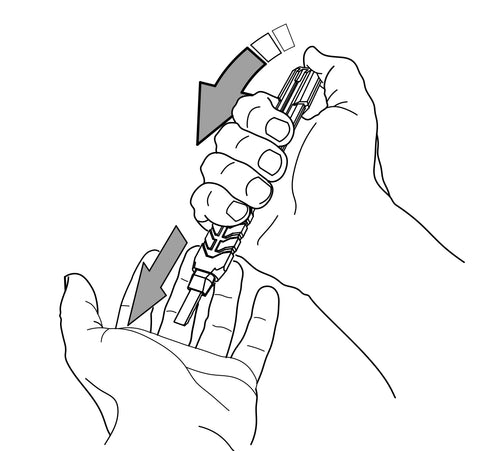 diagram of how to adjust the lead in and out of the mechanical carpenter pencil