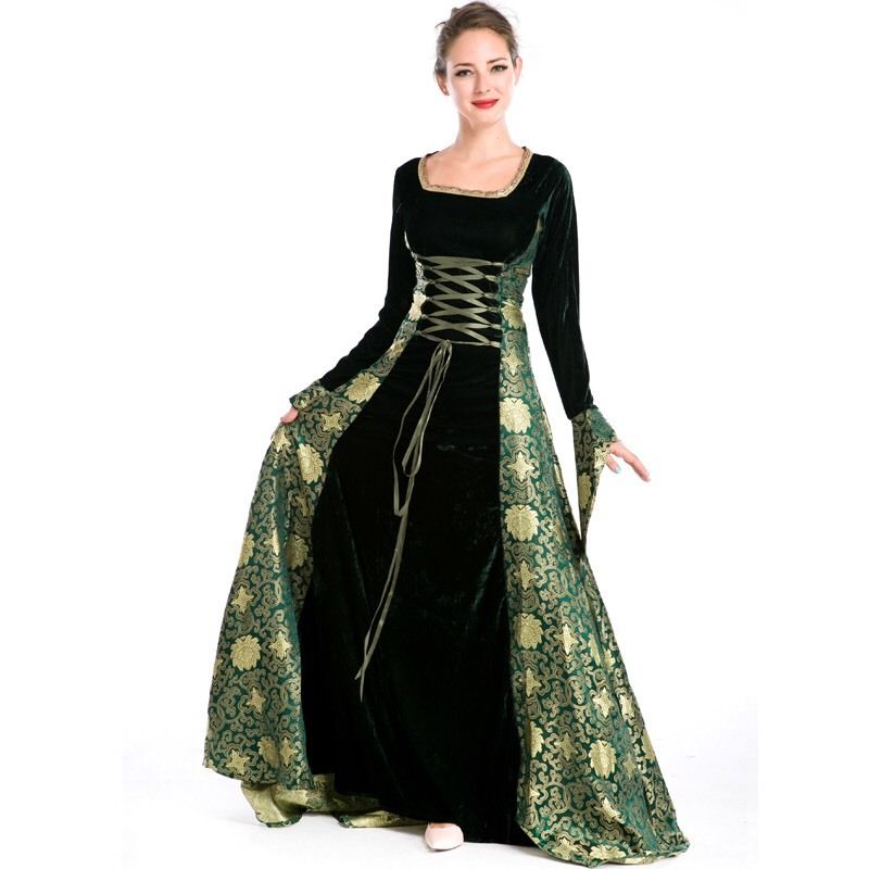 medieval dress black