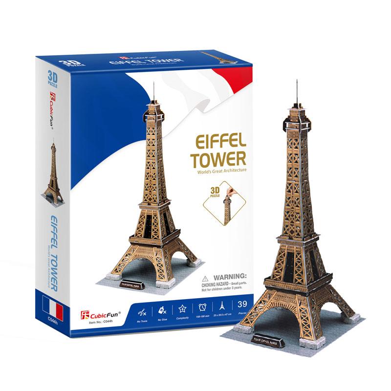 Torre Eiffel Rompecabezas 3D Cubicfun Puzzle 3D C