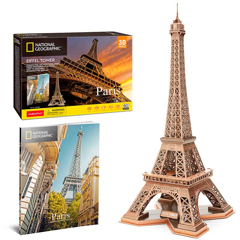 Natgeo Torre Eiffel Paris Francia 3D