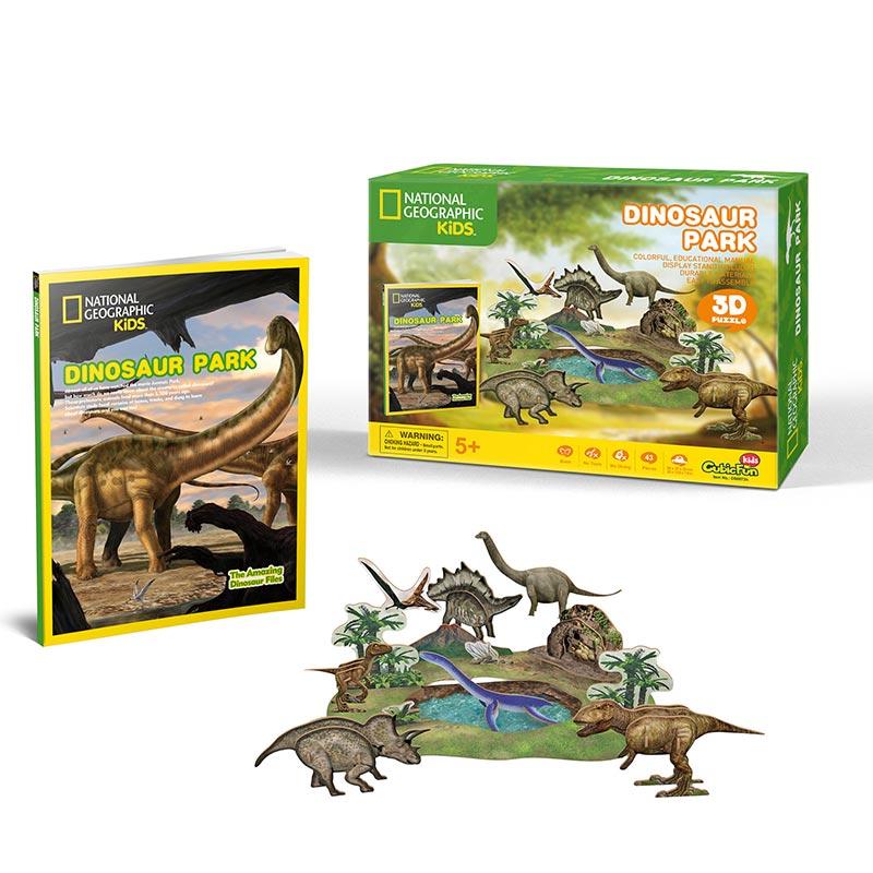DS0973h Parque Jurasico Dinosaurios 3D