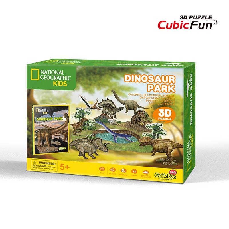 Cubicfun DS0973h Parque Jurasico Dinosaurios Rompecabezas