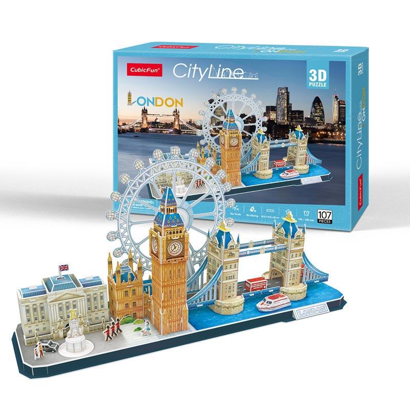 London City Line Inglaterra 3D Cubicfun