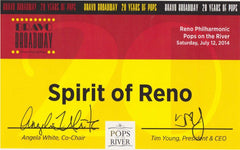 spirit of reno award