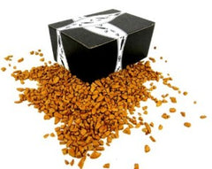 chocorocks salted caramel bulk spill with black box