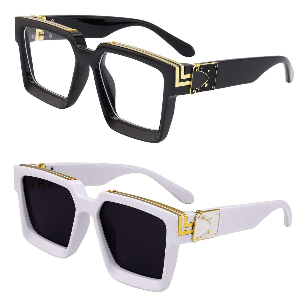 LUX 2Pack - (Black x Clear and White x 