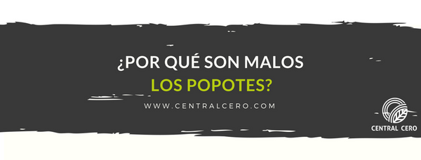 ¿Por que son malos los popotes?