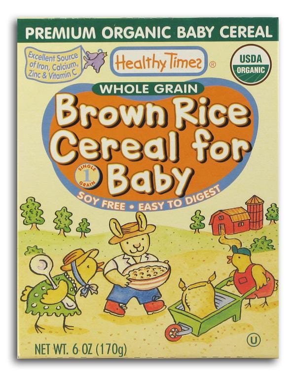 soy free baby rice cereal