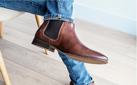 chelsea boots men with jeans