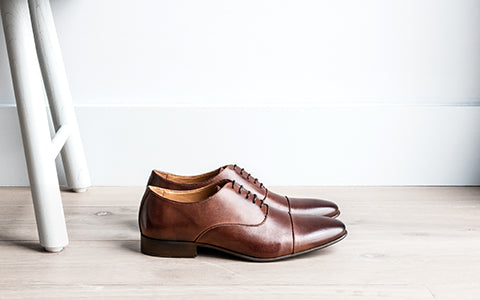 mens brown leather oxford shoes || cobb 