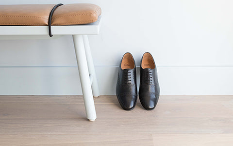 next mens black brogues