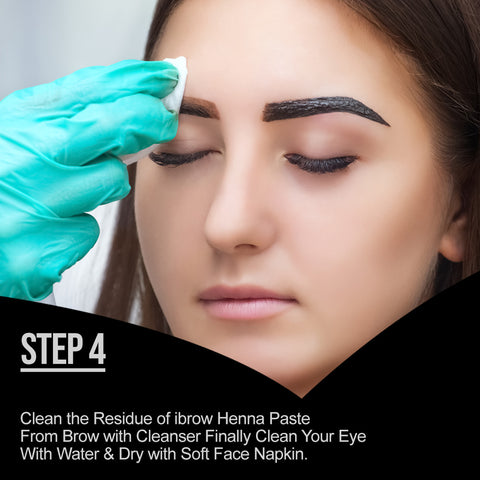 How to Use Eyebrow henna Step 4