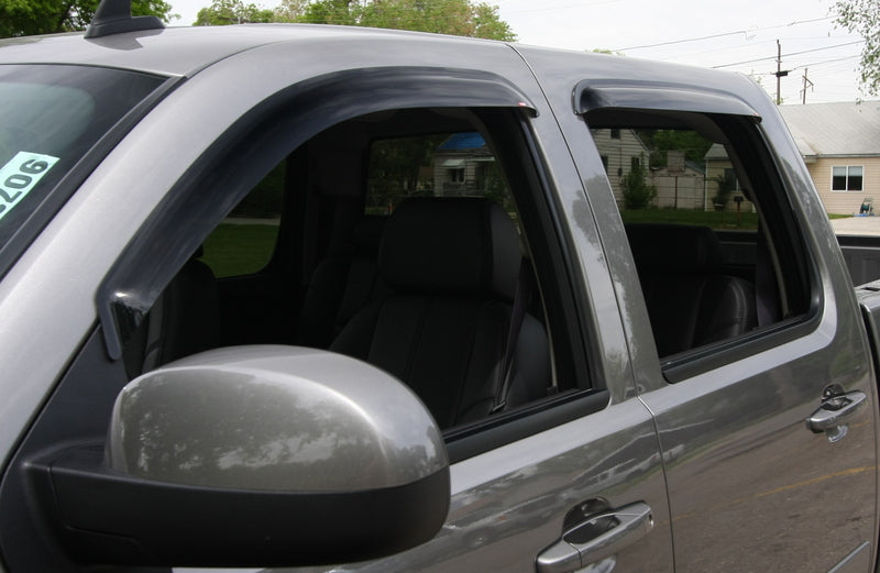 2008 Mitsubishi Raider Slim Wind Deflectors