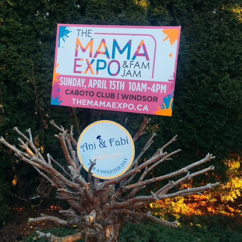 Ani & Fabi is super excited to be part of this year’s Windsor Essex Mama Expo & Fam Jam in Windsor Ontario, on April 15th from 10am to 4pm at Caboto Club!