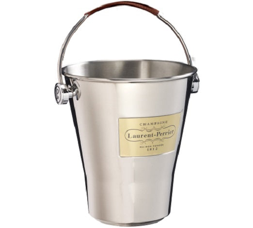laurent perrier ice bucket with leather handle