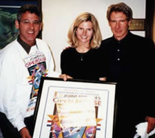 Harrison Ford with Kimberleigh and Paul