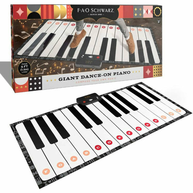 FAO Schwarz 1002767 Giant Dance Mat Piano 24 Keys for Ages 3 for sale online 