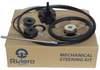 12 FT Boat Outboard Steering System kit & Steering Wheel Riviera Heavy Duty 5 YEARS WARRANTY