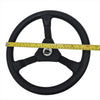 Black Boat Steering Wheel Three Arms, Diam. 310mm