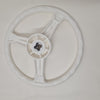 White Boat Steering Wheel Three Arms, Diam. 310mm