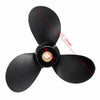 Propeller for Suzuki outboard 7 1/2 x 7 10 spline DF4 DF5 DF6 4 stroke 4 5 6 HP - ssimarine