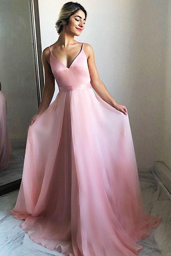 cheap pink prom dresses