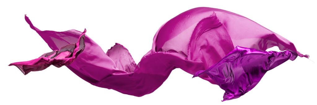 Purple Silk Scarf Collage