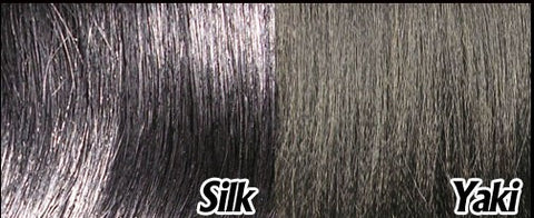 Silk vs Yaki Hair Texture